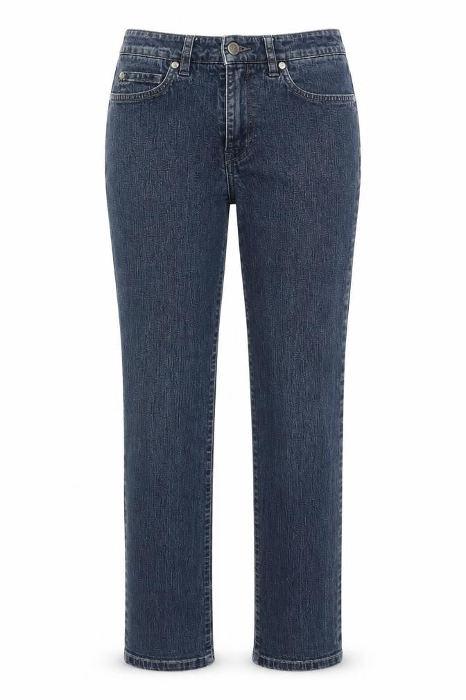 Pure Womens Blue 100% Cotton Straight Jeans Size 8 L30 in Regular Zip