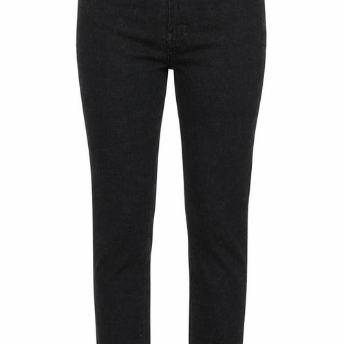 Preworn Womens Black 100% Cotton Skinny Jeans Size 26 in L28 in Regular Zip