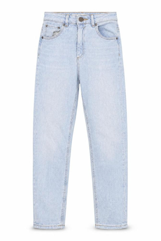 Front view of ASOS women’s blue cotton skinny jeans, size UK 26, in, 30-inch leg regular zip