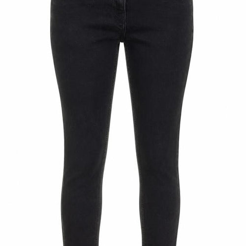 NEXT Womens Black Cotton Skinny Jeans Size 10 L29 in Regular Button