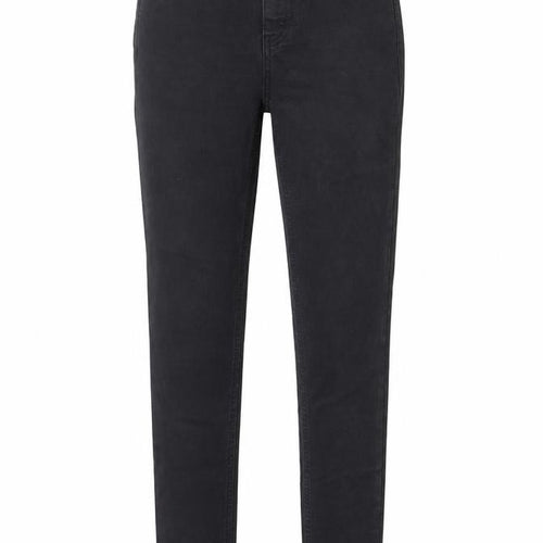 Topshop Womens Black Cotton Skinny Jeans Size 25 in L27 in Regular Button - To Fit 32