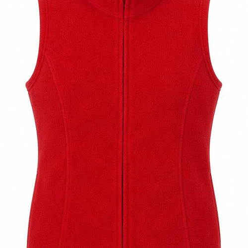 EWM Womens Red Gilet Jacket Size S Zip - UK Size 10-12