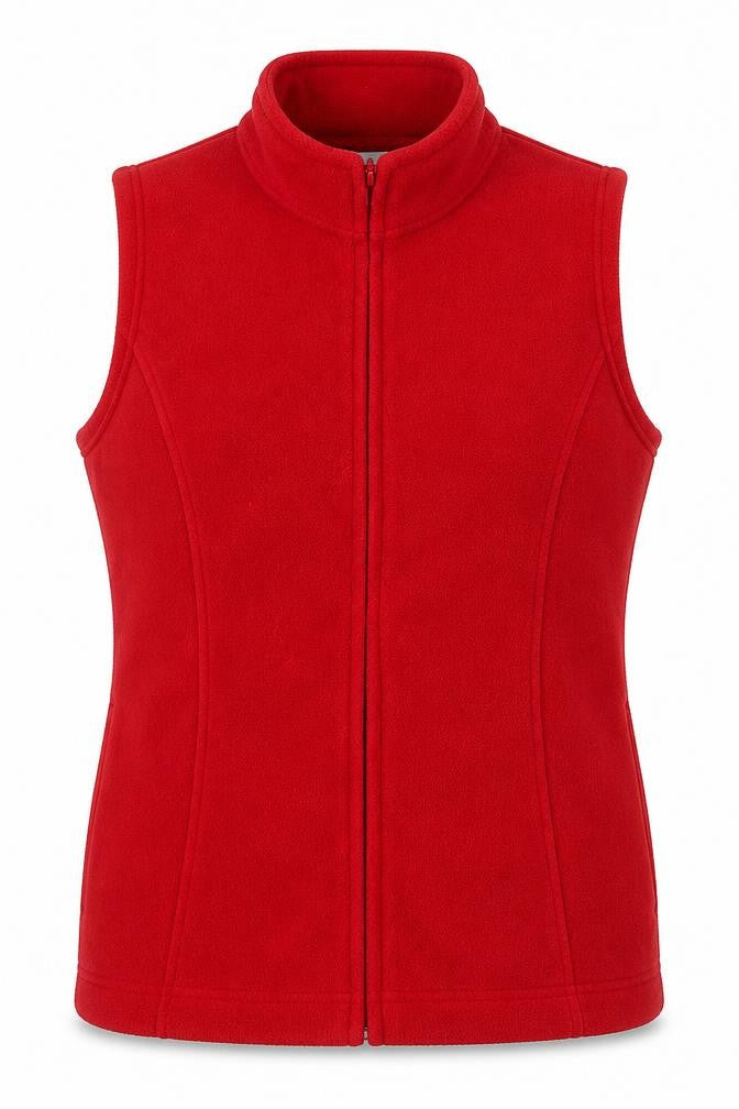 EWM Womens Red Gilet Jacket Size S Zip - UK Size 10-12