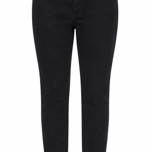NEXT Womens Black Cotton Skinny Jeans Size 12 L24 in Regular Zip