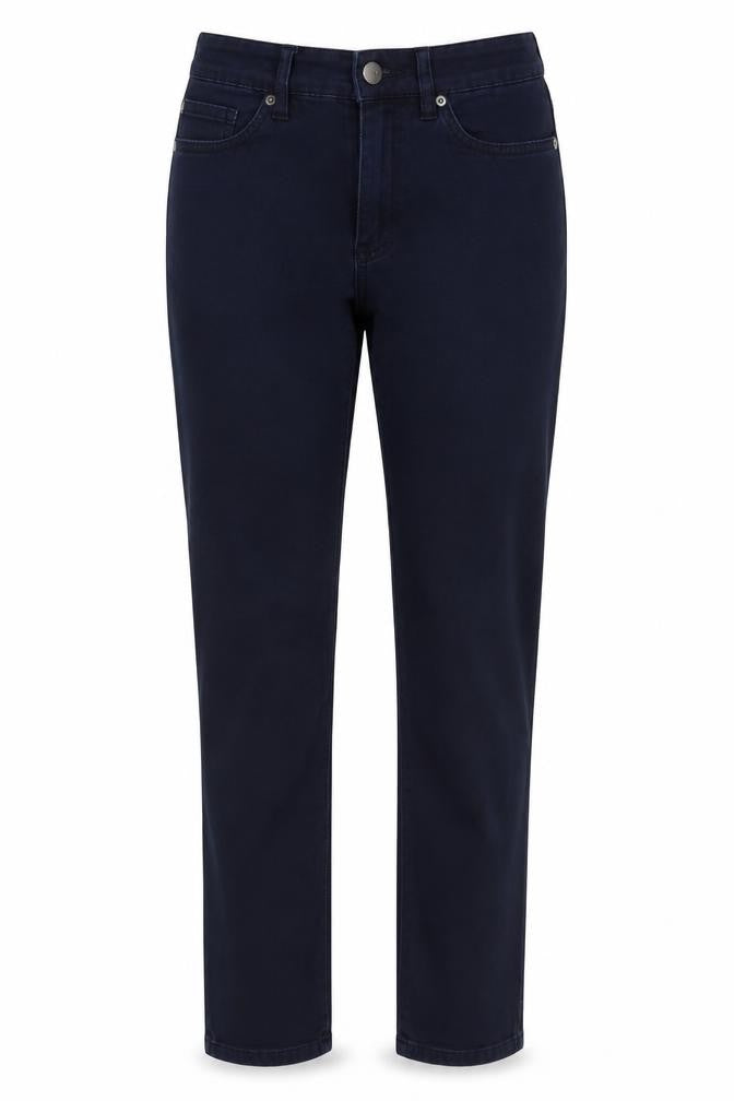 Oasis Womens Blue 100% Cotton Straight Jeans Size 8 L28 in Regular Zip