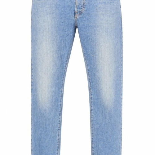 H&M Mens Blue Cotton Skinny Jeans Size L L31 in Regular Button