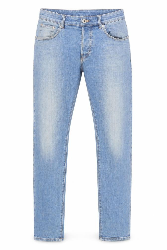 H&M Mens Blue Cotton Skinny Jeans Size L L31 in Regular Button