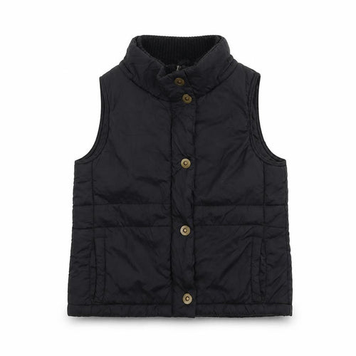 Urban Girls Black Gilet Jacket Size 8 Years Zip