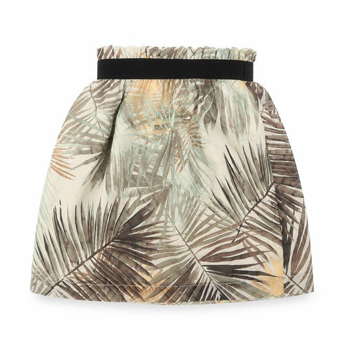 H&M Womens Green Geometric Polyester A-Line Skirt Size 6