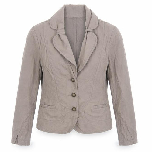 Caroline bliss Womens Beige Jacket Blazer Size 42 Button - Pocket detail