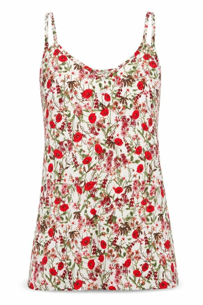 Front view of Primark women’s multicoloured floral viscose bodycon, size S, scoop neck pullover