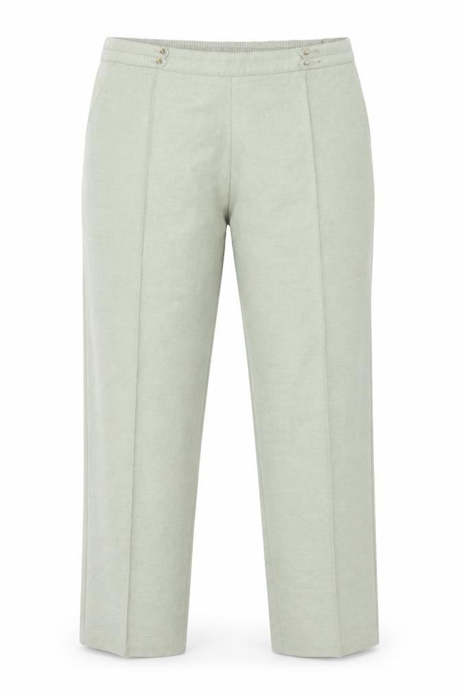 Marks and Spencer Womens Green Polyester Straight Jeans Size 18 L26 in Regular