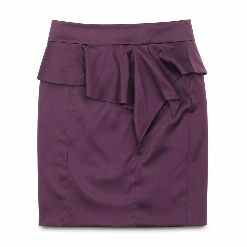 Kaleidoscope Womens Purple Polyester Straight & Pencil Skirt Size 12 Zip