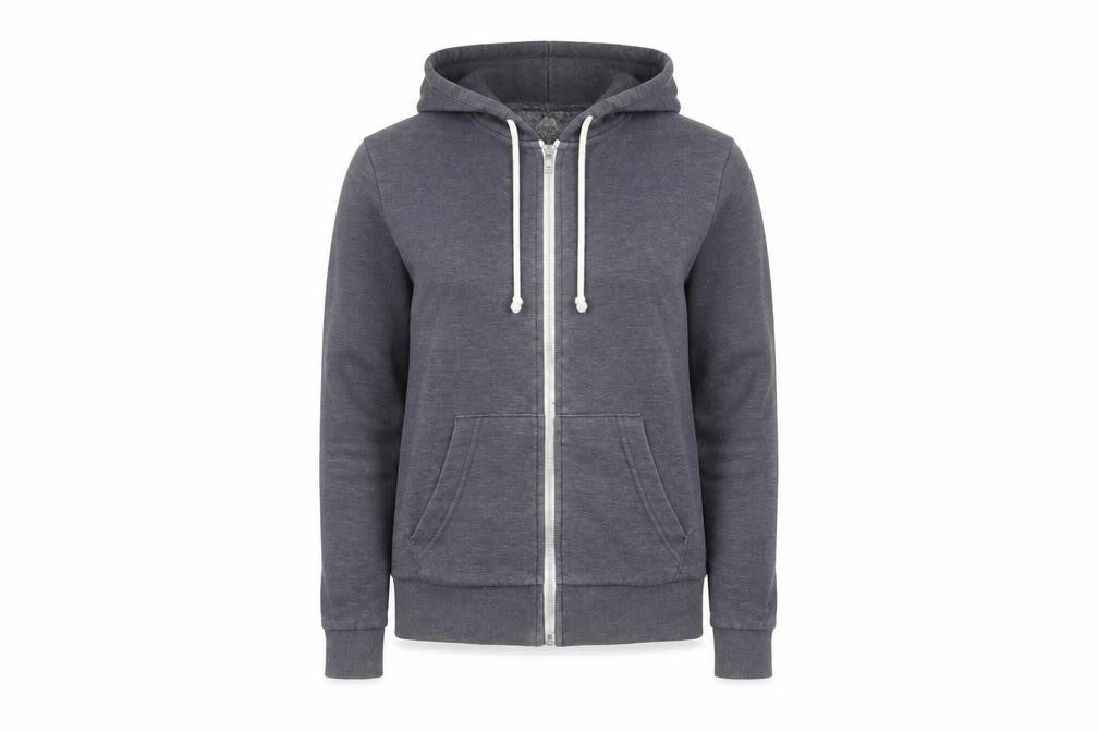 Divided by H&M Womens Blue Cotton Full Zip Hoodie Size S Zip