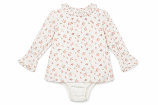 NEXT Girls White Cotton Bodysuit One-Piece Size 2-3 Years Button