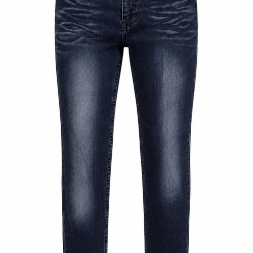Blue fire Mens Blue Cotton Skinny Jeans Size 27 in L29 in Regular Button