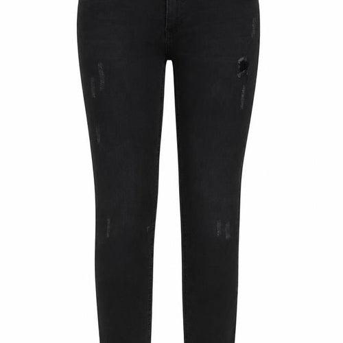 H&M Womens Black Cotton Skinny Jeans Size 10 L29 in Regular Button