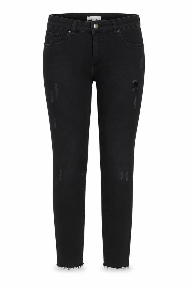 H&M Womens Black Cotton Skinny Jeans Size 10 L29 in Regular Button
