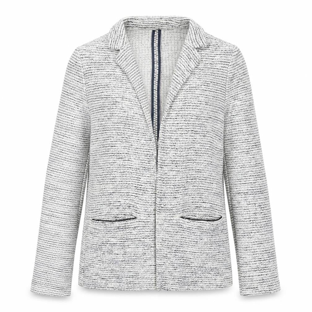 Front view of George women’s grey jacket blazer, size UK 12