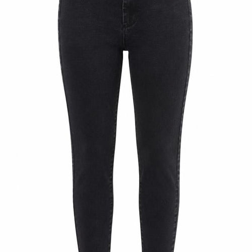 Denim & Co. Womens Grey Cotton Skinny Jeans Size 10 L30 in Regular Button