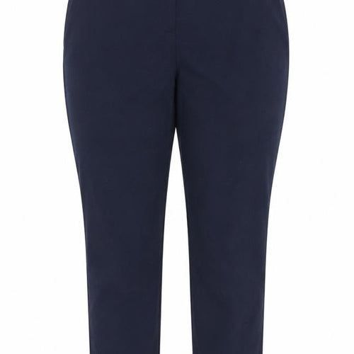Marks and Spencer Womens Blue Polyester Bloomer Trousers Size 18 L29 in Slim Hook & Eye