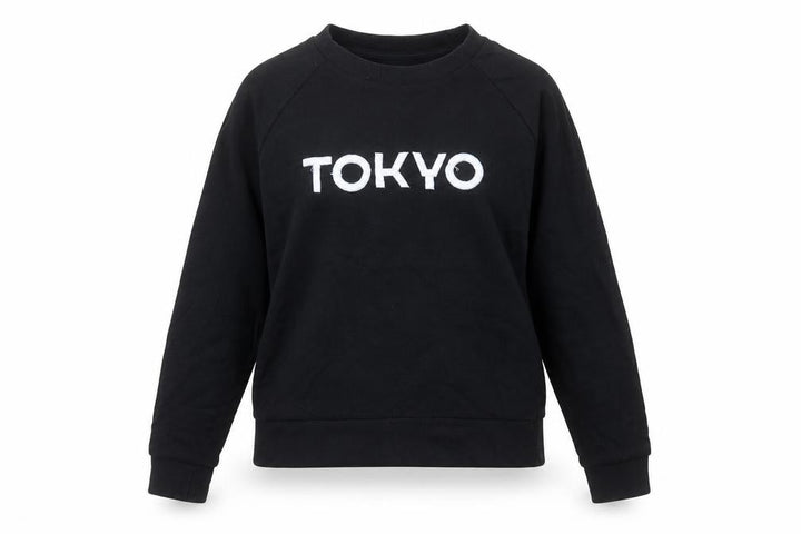 Pull&Bear Womens Black Cotton Pullover Sweatshirt Size M Pullover - Tokyo