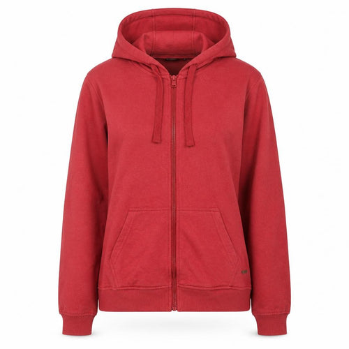Roadster Womens Red Cotton Blend Full Zip Hoodie Size M Zip