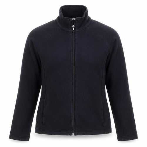 Marks and Spencer Womens Black Cotton Full Zip Sweatshirt Size 10 Zip