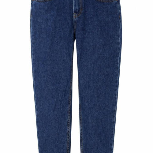 Denim Makers Womens Blue Cotton Mom Jeans Size 28 in L28 in Regular Button