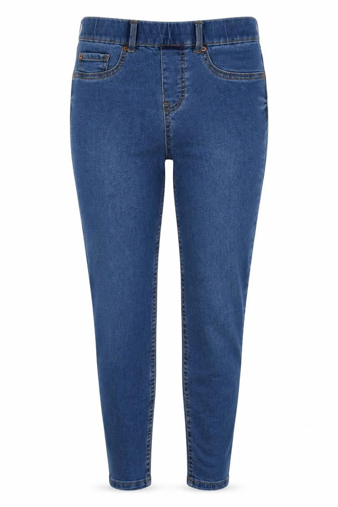 New Look Womens Blue Cotton Jegging Jeans Size 8 L24 in Regular