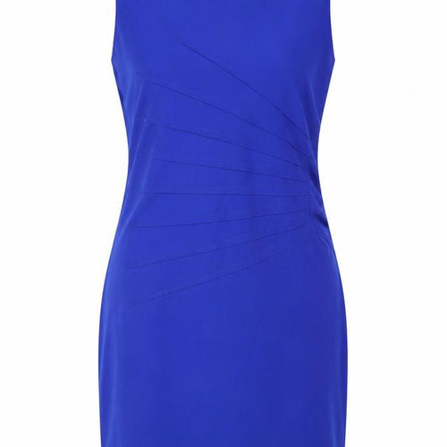 Apricot Womens Blue Viscose A-Line Size 10 Round Neck Zip