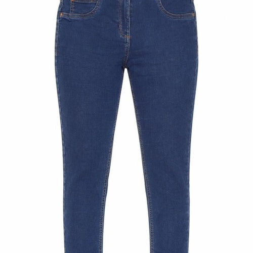 George Girls Blue Cotton Skinny Jeans Size S Regular Zip