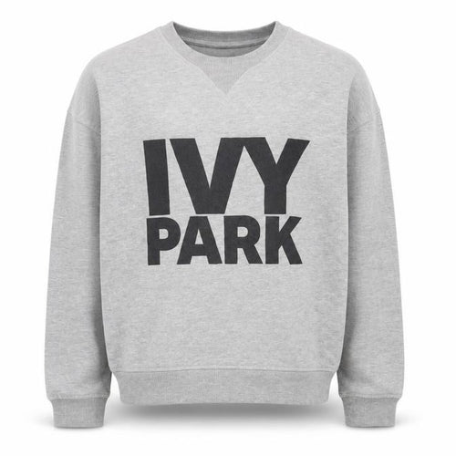IVY PARK Mens Grey Round Neck Cotton Pullover Jumper Size XS - IVY PARK