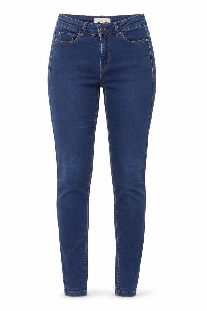 Springfield Womens Blue Cotton Skinny Jeans Size 24 in L28 in Regular Button