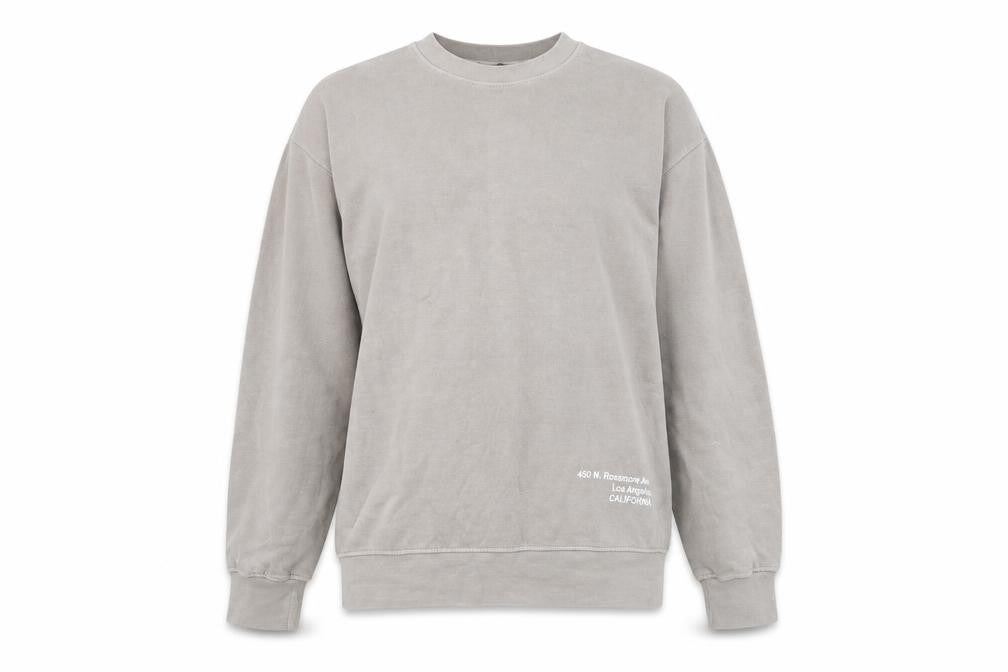 Front view of PRETTYLITTLETHING women’s brown cotton pullover sweatshirt, size L, pullover