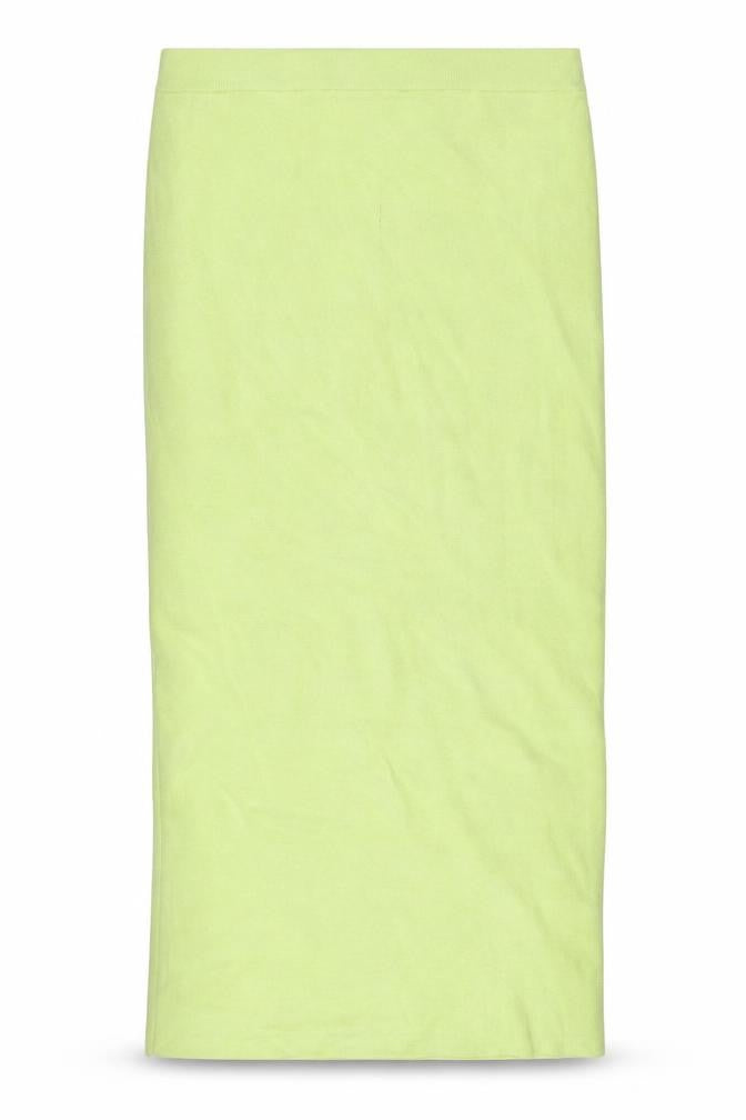 Zara Womens Green Viscose Straight & Pencil Skirt Size S
