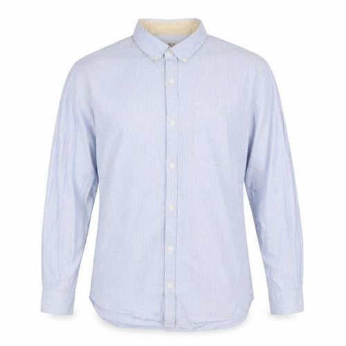 Next Mens Multicoloured Striped Cotton Button-Up Size L Collared Button