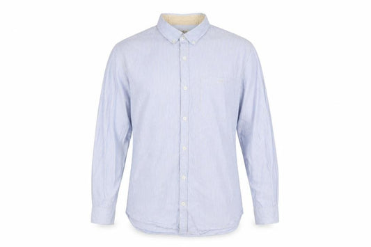 NEXT Mens Multicoloured Striped Cotton Button-Up Size L Collared Button