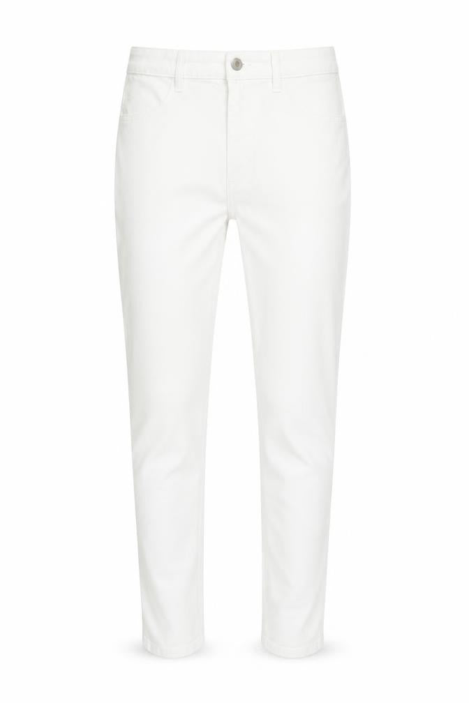 Zara Womens White Polyester Skinny Jeans Size 6 L27 in Regular Zip