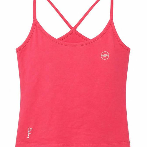 Umbro Womens Pink Cotton Cropped Tank Size 8 Scoop Neck