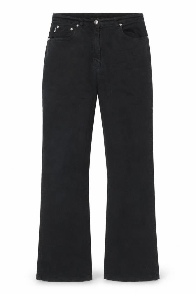JDV Womens Black Cotton Straight Jeans Size 28 in L31 in Regular Button