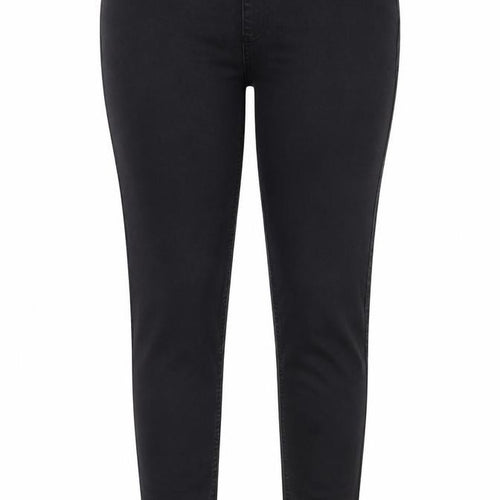Preworn Womens Black Cotton Jegging Jeans Size 32 in Regular