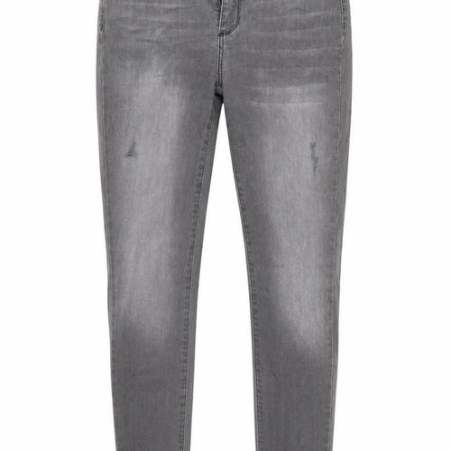 Vera Moda Mens Grey Cotton Skinny Jeans Size 28 in Regular Zip