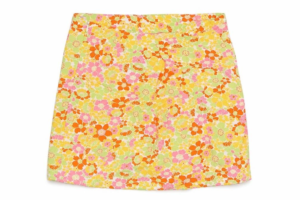 Marks and Spencer Womens Multicoloured Floral Polyester Mini Skirt Size 26 in