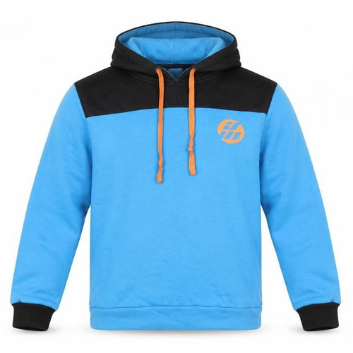Awsome sports Mens Blue Cotton Pullover Hoodie Size S