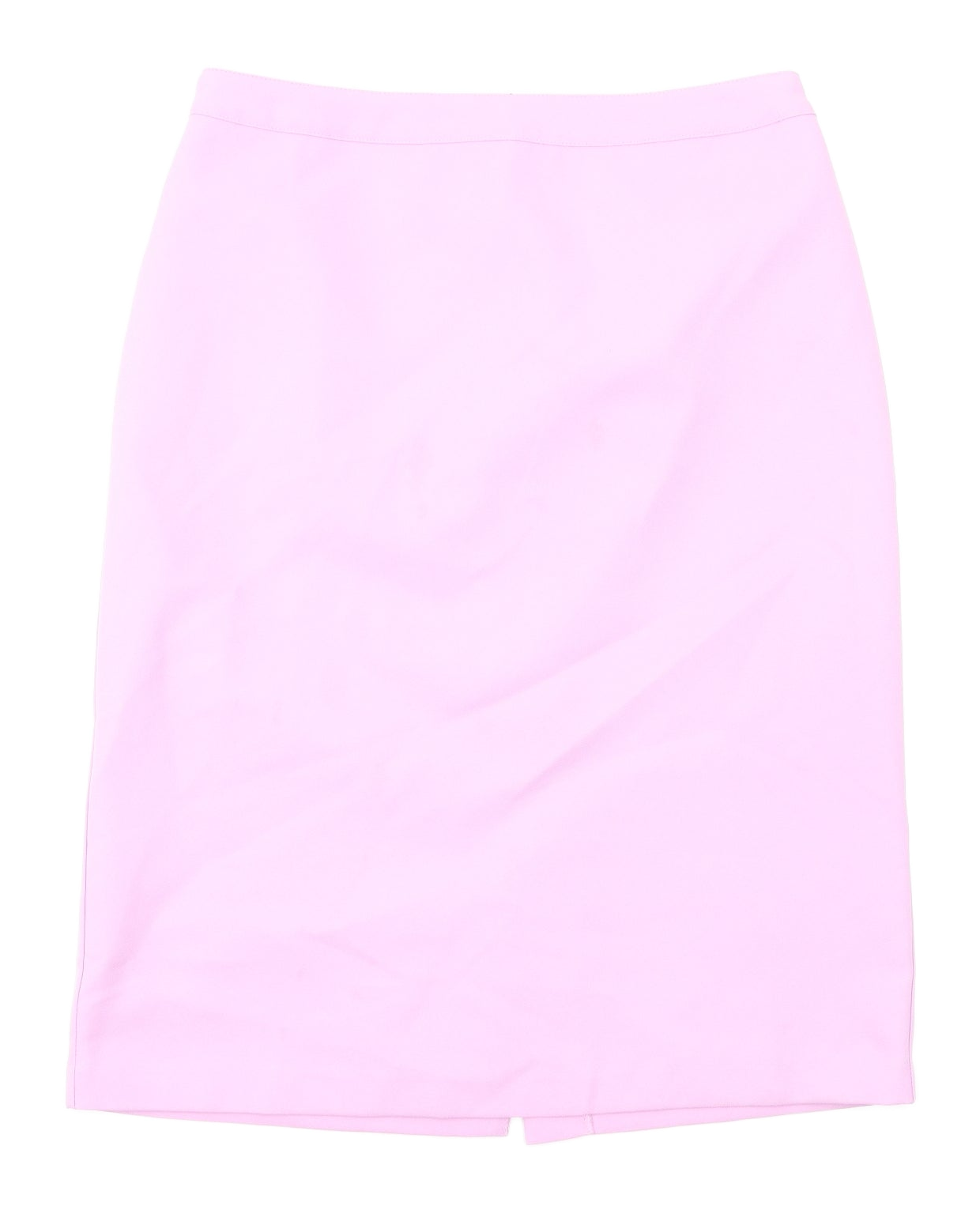 Damart Womens Purple Polyester Straight & Pencil Skirt Size 16 Zip