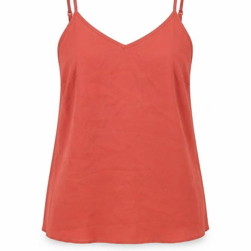 atmospherw Womens Orange Polyester Camisole Tank Size 8 V-Neck