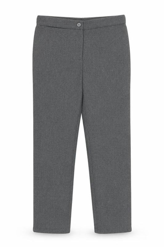 Debenhams Girls Grey Polyester Dress Pants Trousers Size 10 Years Regular Zip