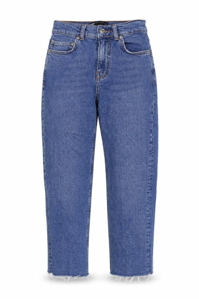 ASOS Womens Blue Cotton Straight Jeans Size 26 in L28 in Regular Zip