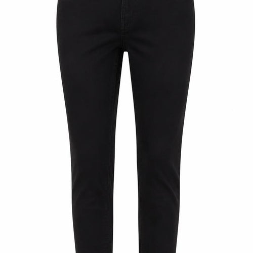 Denim & Co. Womens Black Cotton Skinny Jeans Size 10 Regular Zip
